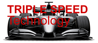 Triple Speed Technology Graphic